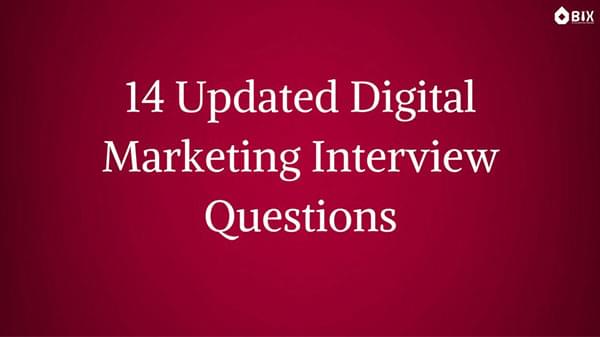 Top 14 Digital Marketing questions and answers